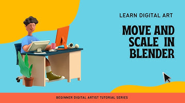 ֍ Blender 3D Animating Tutorial for Engineers in Hindi: Move and Scale in Blender֍
