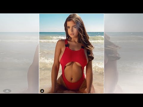 Demi Rose 'humilla' a famosas con su traje de baño rojo