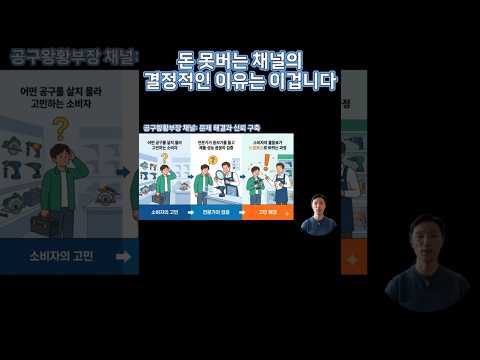 채널의 수익? 상품 말고 이걸 반드시 함께 파세요