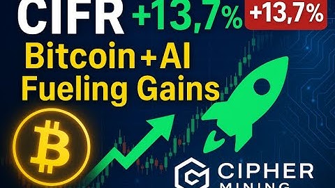 Cipher Mining (CIFR) Rockets 13.7% to $13.96 — Bitcoin + AI Hybrid Narrative Driving Gains