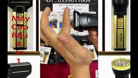 MÁY CẠO RÂU 4 Trong 1 - 199k Miễn Ship Toàn Quốc