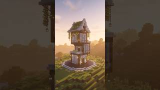Warped Tower with random blocks from AI #minecraft