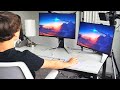 Ultimate Dual Monitor Desk Setup (Work From Home and Content Creation)