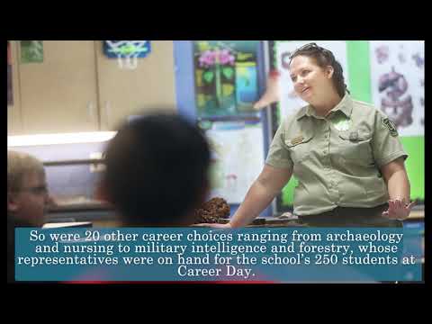 Colonel Smith middle schoolers peek into their future at Career Day