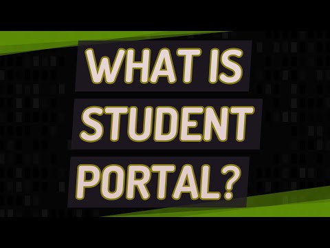 What is student portal?