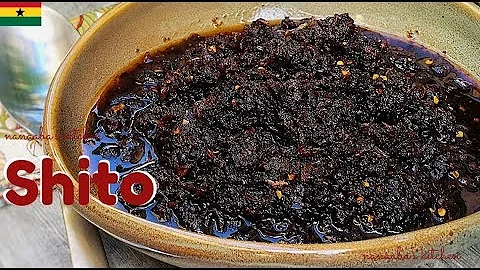 SHITO (Ghanaian Black Chili Oil/Sauce)I How to make the Tastiest & Quickest -✔