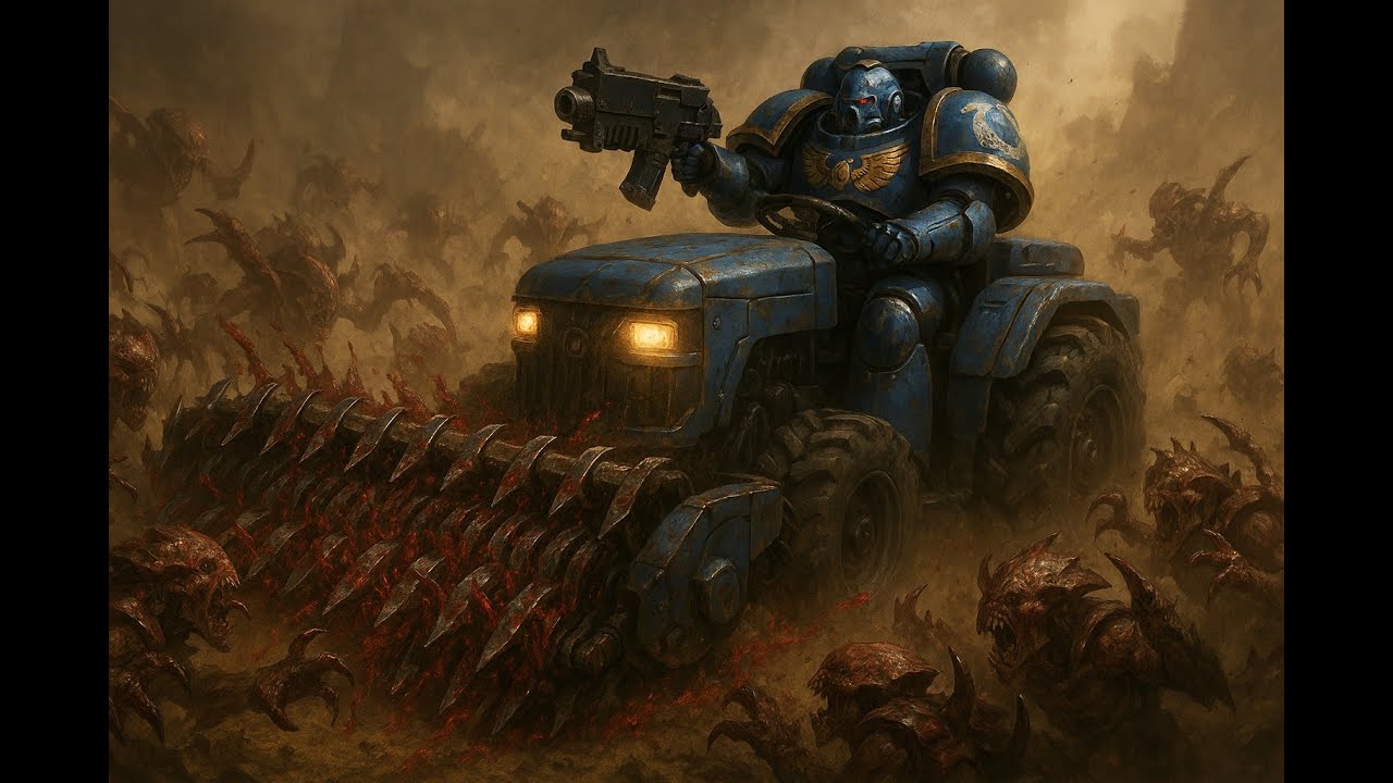 Warhammer 40,000: Space Marine 2. Я вышел в поле, а там грязные ксеносы...