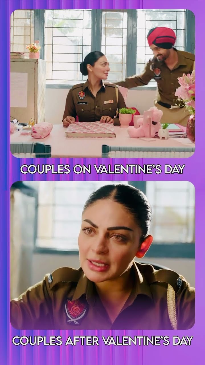 Couples On Valentine's Day vs Couples After Valentine's Day Funny Meme #shorts #jattandjuliet3