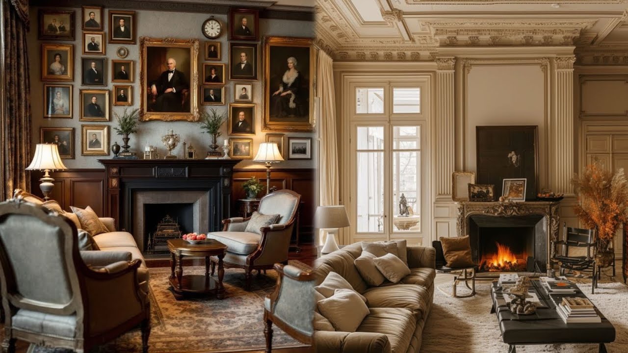 MODERN TWIST On Old Fashion Living Room Designs - YouTube