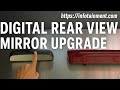 GMC Digital review mirror upgrade!#diy #gmc #trucks #fun#rearcarmera#dashcam