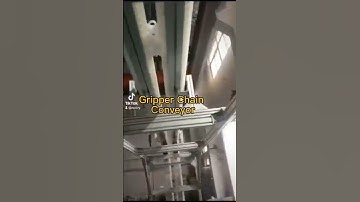 Because of this machine(Gripper Chains Conveyor).Maybe your life will be changed.