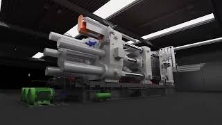 Yizumi H series heavy duty die casting machine（3D animation）
