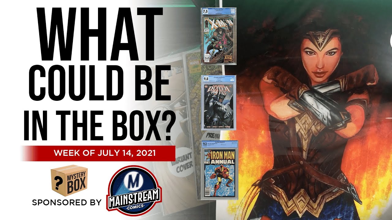 COMIC BOOK MYSTERY UNBOXING | Wonder Woman | J Scott Campbell | Jim Lee | Mainstream Mystery Box