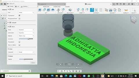 Fusion 360 - Tutorial - CAM Engraving Letters Text