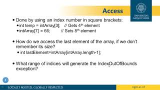 Struktur data Array di Java 1