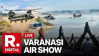 Rafale Fighter Jets Roar Over Varanasi | Indian Air Force’s Aerial Spectacle at Namo Ghat | LIVE