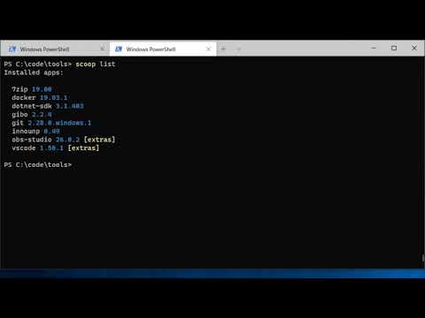windows用のパッケージマネージャーscoopを紹介します