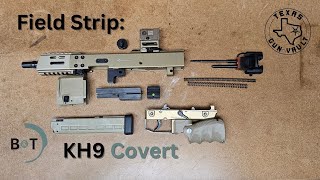 Field Strip: B&T KH9 Covert - w/ folding magwell and pistol grip