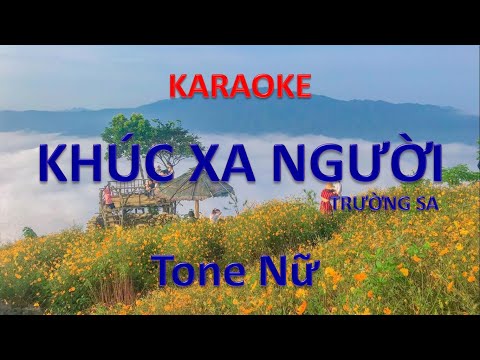 [KARAOKE] Khúc xa người – Slow (Trường Sa) – Tone Nữ (Em) – #coverbytmn