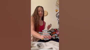 When the echolalia is internal!