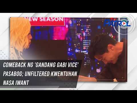 Comeback ng 'Gandang Gabi Vice' pasabog; unfiltered kwentuhan nasa iWant | TV Patrol