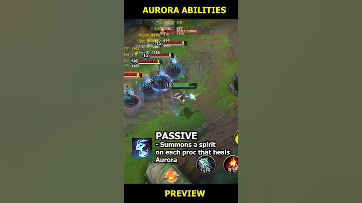 Wildrift Aurora Skills #wildrift #rebengga
