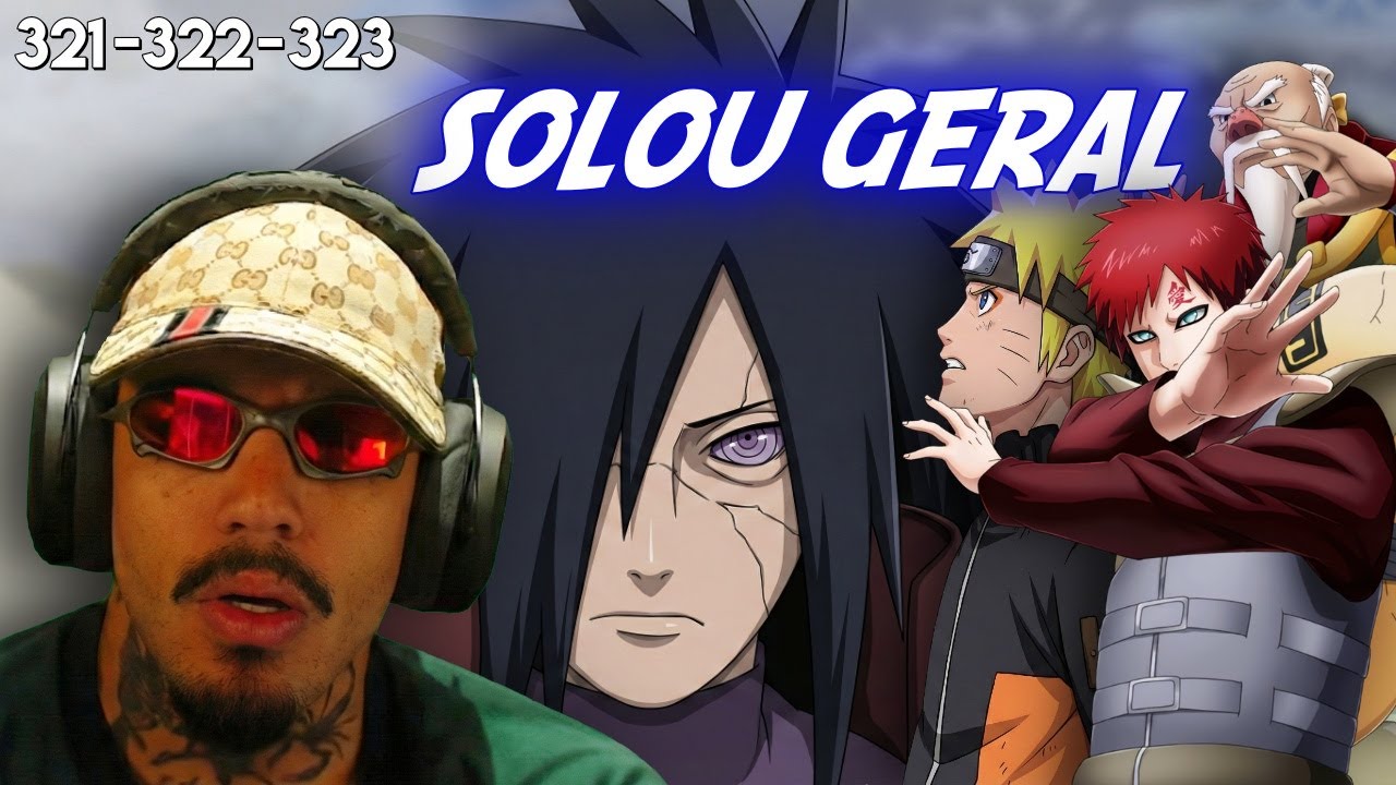 Snopey reagindo a chegada de MADARA UCHIHA