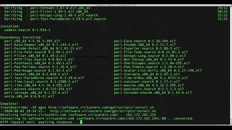 Como Instalar Webmin y Virtualmin En CentOS 7