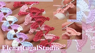How To Crochet Crochet Lace Stripe Урок 3 Вязаные шнуры крючком How To Crochet Crochet Lace Stripe Урок 3 Вязаные шнуры крючком