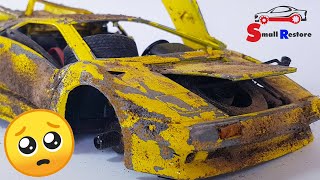 Restoration Abandoned Lamborghini DIABLO - Model Car tuning By Small Restore