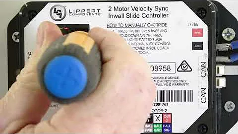 How to manually reset a Schwintek slideout system.