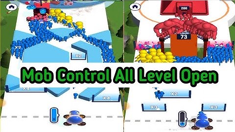 Mob Control Gameplay || Very satisfying and relaxing ASMR slicing game.Amazing game for You