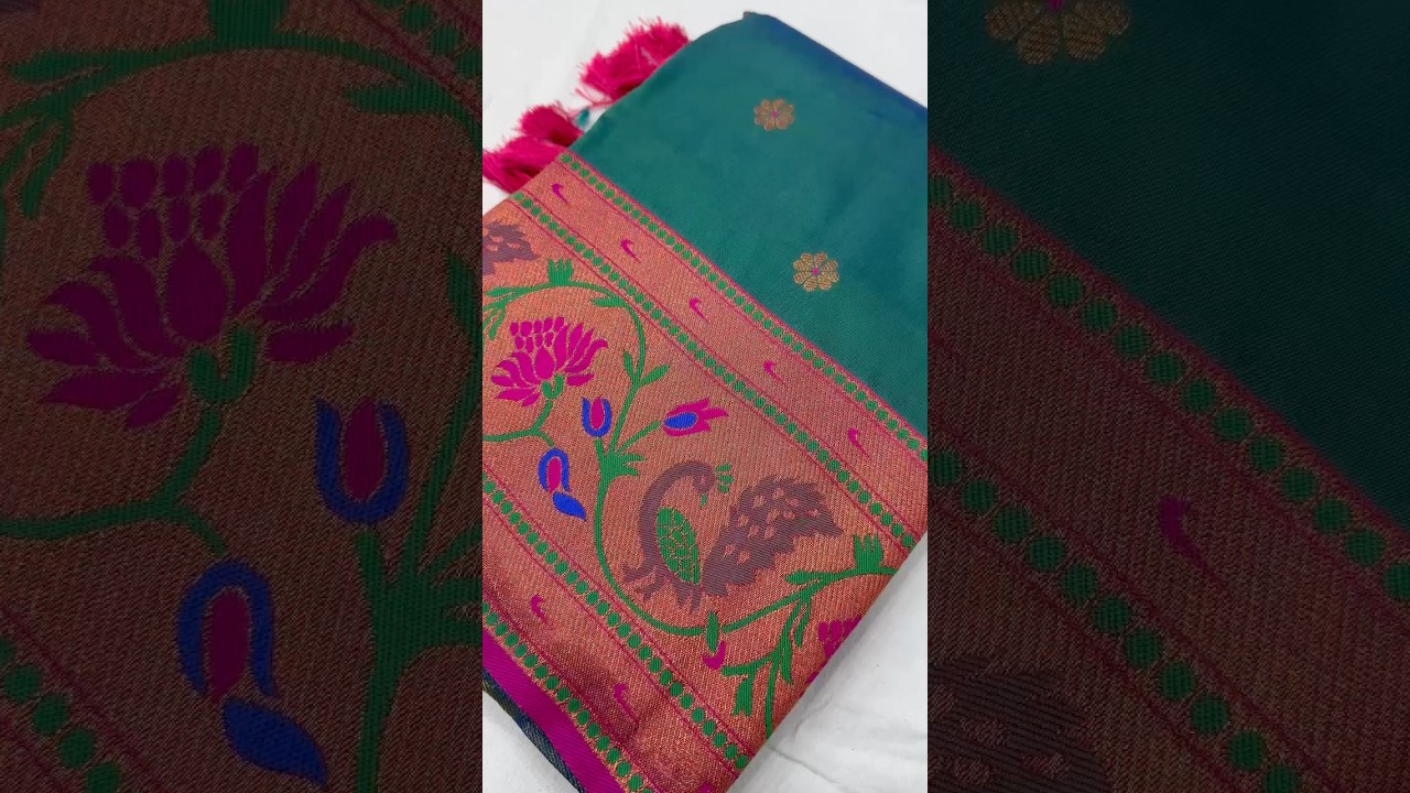 Paithani Soft Silk Zari Woven Saree
