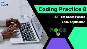 NXT WAVE CCBP 4.0 | Node JS | Todo Application | Coding Practice 8 | Solution