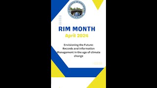 The Jamaica Archives and Records Department's RIM Sensitization Session - Training of Trainers