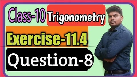 Q-8 Exercise-11.4 | Simplify (1-cosθ)(1+cosθ)(1+cotθ)²| Class-10 Trigonometry | Rk Sir Maths Wale