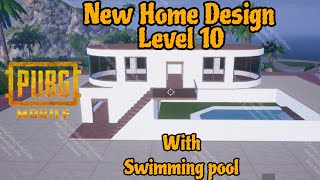 😈 I built a home in Pubg mobile for level 10 with swimming pool