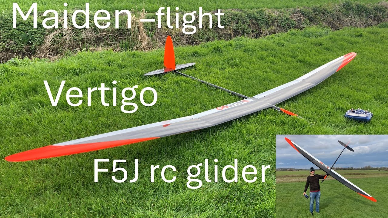 Vertigo F5j RC glider maiden flight. YouTube