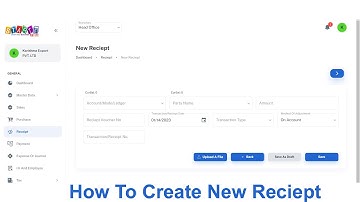 How To Create New Receipt | Startupkhata