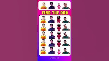 Find odd Squid Game Round 93 | #김프로 #유백합