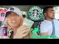 I let my Uber driver control my starbucks order for a week!!