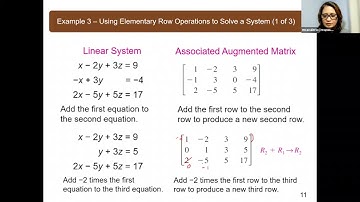 Gaussian and Gauss Jordan Elimination   Part 1 1