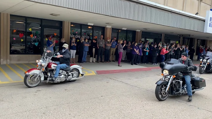 Chad Edmonds heads home after 35 days at St. Lukes...