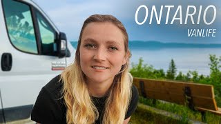 VAN LIFE IN A NEW COUNTRY | Bruce Peninsula & Ontario Travel Vlog