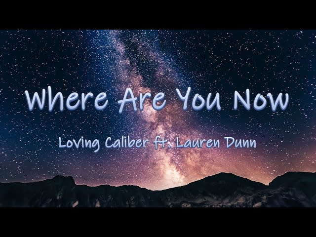 Where Are You Now - Loving Caliber feat. Lauren Dunn [Lyrics /Lyric Video]  