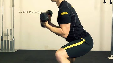 Reallifit Series: Dumbbell Side Lunge Arm Curl