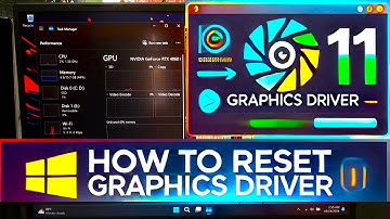 How to Reset Graphics Driver Windows 11 –  Fix Graphics Driver Crash