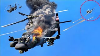 Brutal Attack! Russian Su33 aircraft shot down 4 helicopters carrying 200 elite US troops