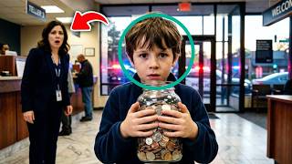 7-Year-Old Boy Walks Into Bank With Jar of Coins… What Happened Next Shocked Everyone