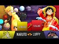 Naruto vs luffy power levels update  animescale